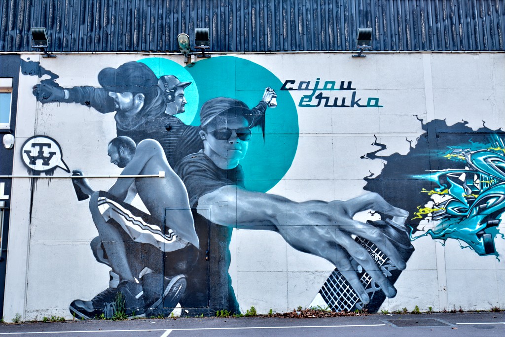 graffiti rouen frankrijk france art kunst kunstwerk mural murals straatkunst hdr urbex